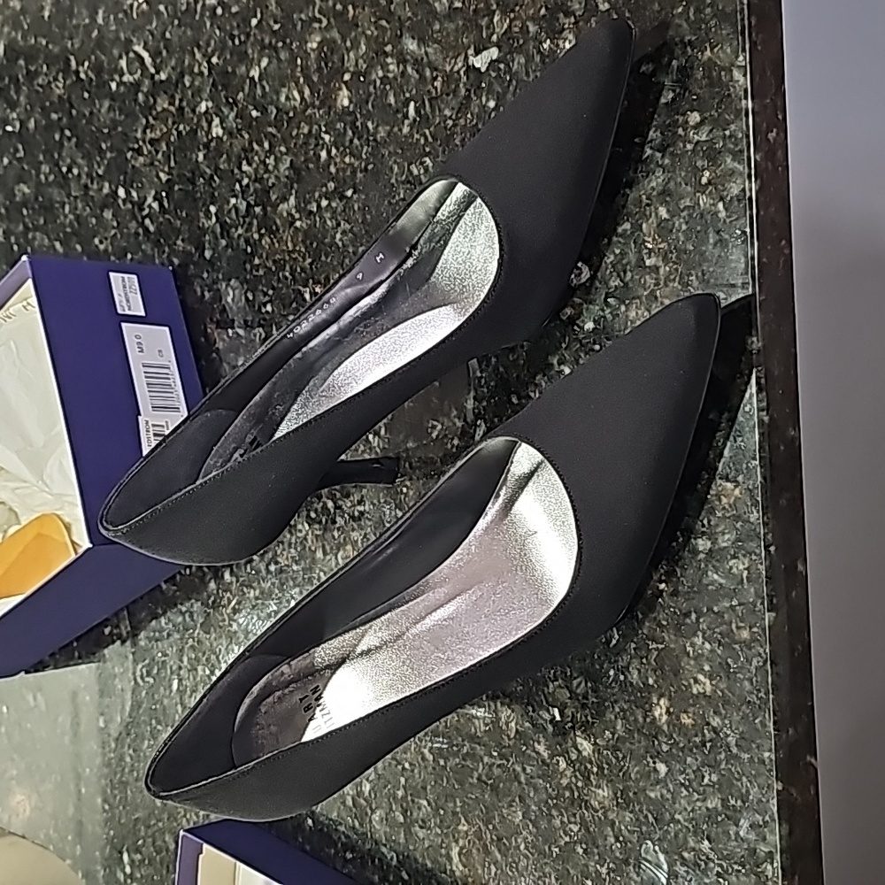 Stuart Weitzman Clara Black Heels